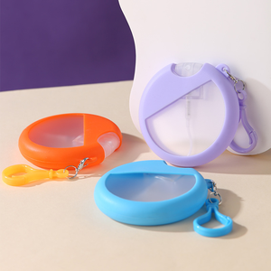 ขวดสเปรย์ทรงกลม25มล. พร้อมปลอกซิลิโคนหลากสีและขวดพลาสติกพวงกุญแจ - Product Image 2