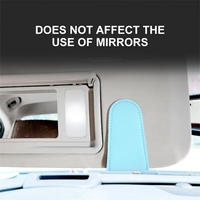 Support de lunettes pour pare-soleil de voiture, fixation rapide pour lunettes, billets et documents, accessoire automobile