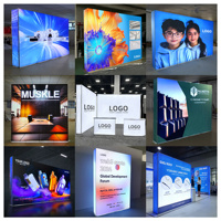 Support d'affichage modulaire extérieur en aluminium, étanche, aux couleurs vives, pour panneau publicitaire et affiche d'exposition