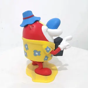 Estatueta personalizada do desenho animado do pvc, pequena ação, figuras de brinquedo para o presente