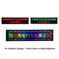 Módulo LED SMD para Exteriores P5 P6 a Todo Color, Panel de Pantalla de Video de 64x32 Puntos, IP67 Resistente al Agua, Garantía de 3 Años