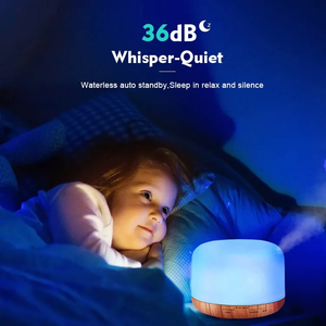 Remote Control 500ml Aromatherapy Essential Oil <strong>Diffuser</strong> with LED Light Air <strong>Humidifier</strong> for Office Home Study Yoga Spa - Product Image 4