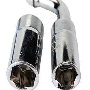 Clé de <span class=keywords><strong>roue</strong></span> télescopique LARIX avec clé à écrou extensible à double douille pour le retrait des pneus de voiture - Product Image 4