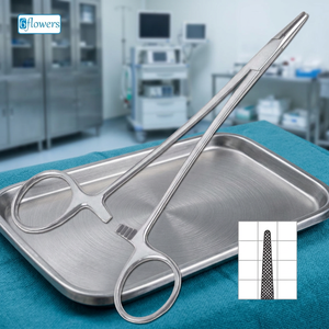Porte-aiguilles chirurgical en acier inoxydable Crile Wood, forceps pour chirurgie générale, instrument manuel certifié CE - Product Image 2