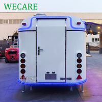 WECARE remorquable Smoothie Café Bar Camion De Crème Glacée Mobile Foodtruck Personnalisé Hotdog Boulangerie Donut Restauration Remorque Entièrement Équipée