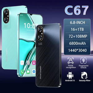 Lo smartphone di ultima generazione C67 5G ha un display da 6,8 pollici, una batteria da 6800mAh, supporta lo sblocco facciale AI, GPS, Dual SIM e rete globale. - Product Image 2