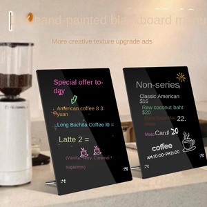 <span class=keywords><strong>Pizarra</strong></span> Pequeña Acrílica Pintada a Mano, <span class=keywords><strong>Pizarra</strong></span> Blanca para Publicidad, <span class=keywords><strong>Pizarra</strong></span> <span class=keywords><strong>de</strong></span> Dibujo para Niños, Soporte para Puesto <span class=keywords><strong>de</strong></span> Venta - Product Image 5