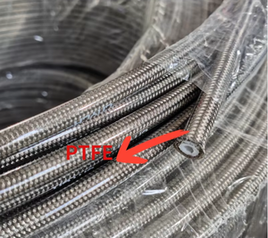 <span class=keywords><strong>สาย</strong></span>เบรกมอเตอร์ไซค์แบบ<span class=keywords><strong>ถัก</strong></span> PTFE สแตนเลส AN3-3 พร้อมโลโก้สั่งทำ สำหรับระบบ<span class=keywords><strong>สาย</strong></span>เบรกไฮดรอลิก - Product Image 4