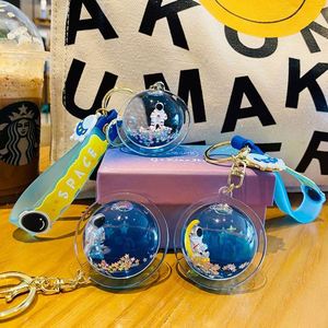 Wholesale Creative Acrylic Keychain Oil Into Bottle Floating <b>Key</b> <b>Chain</b> - Product Image 2