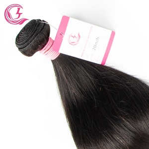 Tissage indien naturel en soie vierge brut Grade 12 20, 1 Kilos, mèches lisses avec Closure transparente - Product Image 5