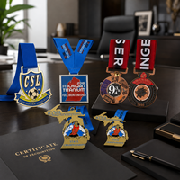 Médaille personnalisée d'athlétisme sur piste, récompense sportive, prix pour vainqueur, nom gravé, logo personnalisé, vente en gros en usine, en vrac
