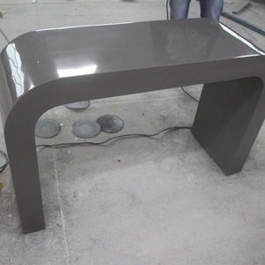 <span class=keywords><strong>Scrivania</strong></span> da Ufficio Moderna a Forma di U in Superficie Solida Grigio Scuro, Durevole ed Ecologica, con Garanzia di 8-10 Anni - Product Image 5