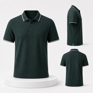 Camisetas Polo para Hombre, Transpirables, Suaves al Tacto, Diseño de Logotipo Personalizado, OEM ODM, Ropa Deportiva Informal - Product Image 2