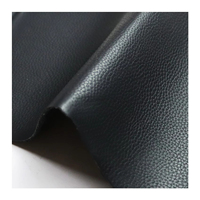 Feuilles de cuir PU noir de haute qualité pour la fabrication de chaussures