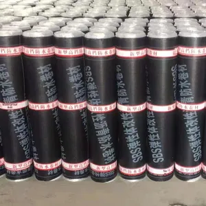 Membrane d'étanchéité bitumineuse modifiée <span class=keywords><strong>SBS</strong></span> 3mm 4mm pour construction, résistante aux déchirures, à souder au chalumeau, en rouleaux pour toiture - Product Image 2