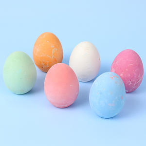 Secolorart Offre Spéciale Craie <span class=keywords><strong>de</strong></span> <span class=keywords><strong>trottoir</strong></span> en forme d'oeuf <span class=keywords><strong>de</strong></span> Pâques Jumbo lavable et sans poussière - Product Image 4