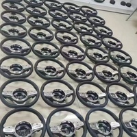 AMG GThite schwarzes Lederlenkrad für Mercedes Benz EQA E550 G63 C63 W204 W205 W211 W213 W212 W222 EQA EQB EQC