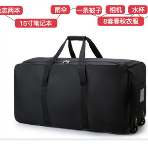 Bolsa tejida, bolsa de equipaje de gran capacidad, bolsa escolar para estudiantes, bolsa de viaje para aerolíneas, bolsa de viaje con ruedas, bolsa para mudanzas - Product Image 4