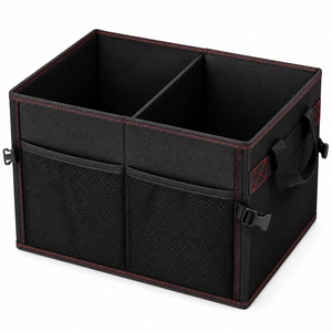 Organizer <span class=keywords><strong>per</strong></span> Bagagliaio <span class=keywords><strong>Auto</strong></span> Pieghevole di Grande Capacità - Scatola Portaoggetti Impermeabile in Tessuto Oxford, Multi-Scomparto, Adatto <span class=keywords><strong>per</strong></span> SUV e MPV - Product Image 3