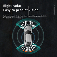 Sistema de Detección de Radar Original de Volkswagen, Sensor de Aparcamiento Delantero de 8 Canales, Asistente de Marcha Atrás para Automóvil