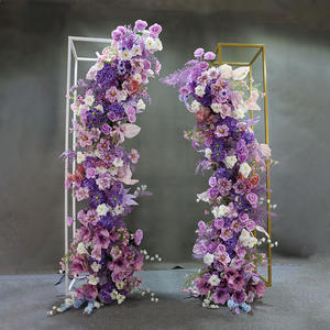 Arco de Flores Rosa/Dorado LANJO para Decoración de Bodas, Arco Floral para Despedida de Soltera, Arreglo Floral para Arco - Product Image 3