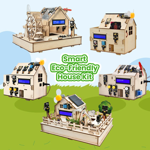 <span class=keywords><strong>Kit</strong></span> de Hogar Inteligente DIY, <span class=keywords><strong>Kit</strong></span> de Iniciación a la Automatización con Robot, Proyectos Programables, Casa de Madera, <span class=keywords><strong>Kit</strong></span> de Aprendizaje para Arduino, <span class=keywords><strong>Microbit</strong></span> y ESP32 - Product Image 2