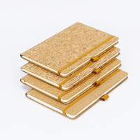 Carnet A5 en liège écologique avec impression numérique, logo personnalisé, coffret cadeau d'entreprise, journal