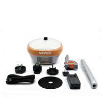 Rover GNSS RTK NEWDI N9 Akurasi Tinggi dengan AR Visual Stakeout dan Set Basis M2 untuk Instrumen Survei Teknik Konstruksi