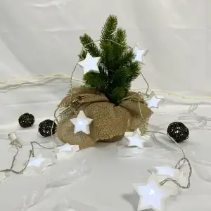 Светодиодная деревянная гирлянда со звездами для фестиваля, Рождества, свадьбы, вечеринки, украшения для сада