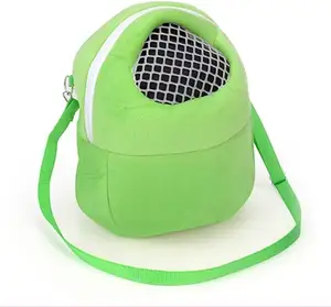Small Pet Carrier Hamster Chinchilla Travel Warm Bags Guinea Pig Carry Pouch Bag Breathable Pet Cage Rat Leash