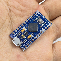 Pro Micro ATmega32U4 pour Leonardo 5V 16MHz Carte de développement Micro-contrôleur avec en-tête de broches Compatible avec Arduino