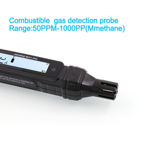 Détecteur portable de fuites de gaz combustible 50 à 1000 PPM, style stylo, pour gaz naturel, méthane, propane, avec alarme sonore et visuelle - Product Image 4