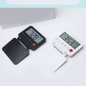 Portable Folding Desktop Electronic Alarm <b>Clock</b> With Temperature Display For Travel And Gift Use - Product Image 2