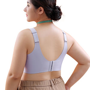 Soutien-gorge de haute qualité pour femmes, col en U, taille XL, extensible dans les quatre sens, respirant, avec bretelles réglables, soutien-gorge grande taille - Product Image 3