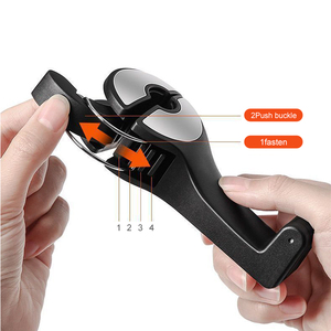 Seggiolino auto gancio sedile posteriore nascosto portaoggetti multifunzionale poggiatesta universale porta cellulare accessori interni - Product Image 5