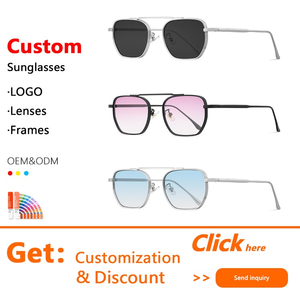 Sunray Minimal Line <b>Retro</b> Vibe Hip Hop <b>Sunglasses</b> Gen Z Trendy Street Snap Look Unisex Fashion Daily Wear Style - Product Image 2