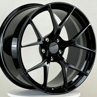 Einteilige 6061-T6 Satin-Schwarz Maßgefertigte Geschmiedete Aluminium-Legierung 18 19 20 21 Zoll 5x114,3 Autofelgen für Tesla Model 3 Y BMW G80 M3