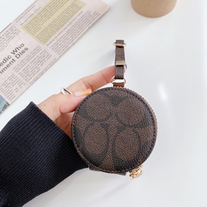 Estuche de cuero con cremallera de diseñador para auriculares, accesorios portátiles para <span class=keywords><strong>Airpods</strong></span> 1 <span class=keywords><strong>2</strong></span> <span class=keywords><strong>Pro</strong></span> - Product Image 4