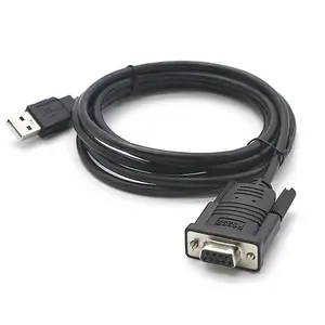 OEM/ODM FTDI chipsets USB AM RS232 to DB9 9pin female serial Cable compatible with Windows Linux Mac OS