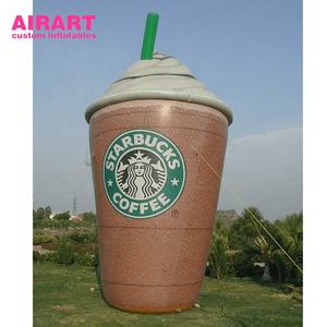 Bouteilles <span class=keywords><strong>de</strong></span> jus et <span class=keywords><strong>de</strong></span> thé gonflables publicitaires, tasses à café gonflables géantes avec pailles - Product Image 5