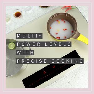 เตาเหนี่ยวนำ2เตาพร้อมแผงควบคุมที่ซ่อนอยู่ - Product Image 3