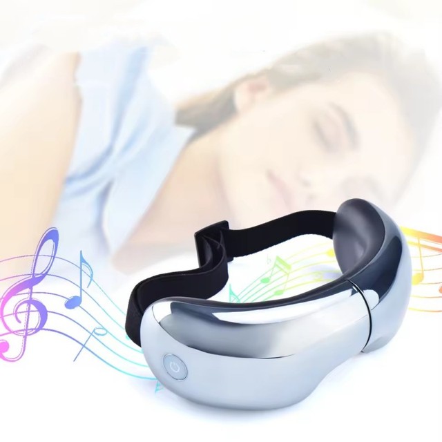 Wireless Air Pressure Vibration Eye Massager Heating Eye Massage with Music