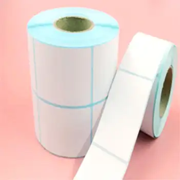 Etiketten ป้ายสติกเกอร์กระดาษแห้งแบบถอดออกได้,เป็นมิตรกับสิ่งแวดล้อมฉลาก Dymo ว่างเปล่าให้ความร้อนสำหรับโลจิสติกส์