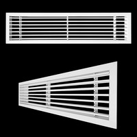 Grilles linéaires sans cadre en profilé d'aluminium pour la climatisation, montage mural ou au sol, diffuseur d'air d'évacuation, profilé en aluminium