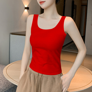 Nouveaux débardeurs blancs en Spandex/Polyester pour femmes 2025 – Respirants, décontractés, tricotés, pour l'été, à porter en intérieur ou en extérieur, en tissu polaire - Product Image 4