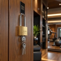 Cadenas en laiton massif avec logo personnalisé, serrure de sécurité robuste pour entrepôt, usine, portail, armoire, achat en gros pour projets