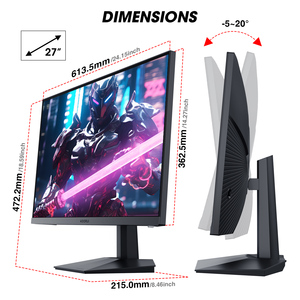 Koorui 240Hz Chơi Game Màn Hình 27 Inch FHD Không Khung Hiển Thị 1080P HDR10 1MS 99% DCI-P3 Màu Freesync Vesa Cáp Màn Hình Máy Tính - Product Image 2