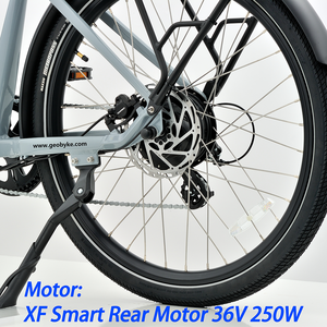 Bicicletta Elettrica da Città per Uomo, <span class=keywords><strong>28</strong></span> Pollici, 2 Ruote, 250W, Batteria al Litio Integrata 15ah 36v, <span class=keywords><strong>Bici</strong></span> Elettrica Intelligente Digitale - Product Image 6