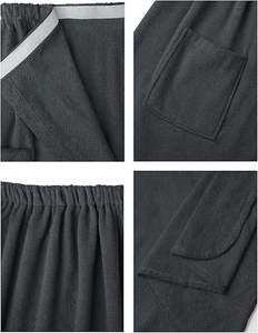 Peignoir de bain personnalisé pour femme, doux et moelleux, avec fermeture ajustable, idéal pour la douche, les voyages, la piscine, la gym et comme jupe de spa - Product Image 6