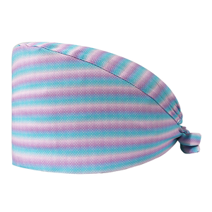Transpirable No Sweaty Head All Day Scrub Caps <span class=keywords><strong>Doctor</strong></span> Tieback Nurse Hat Cirugía Trabajo Cap Salón de belleza Multi-color Wear Vendedores - Product Image 6